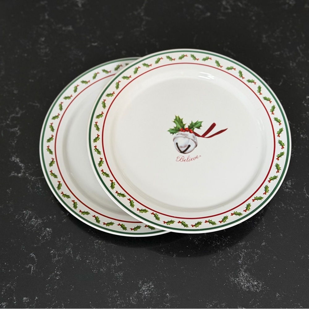 Hallmark Polar Express “Believe” Plates 10”